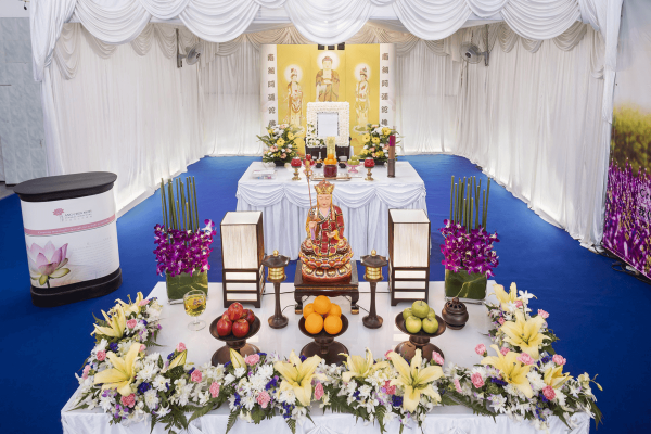 White Buddhist Funeral (Deluxe Package) Buddhist Funeral